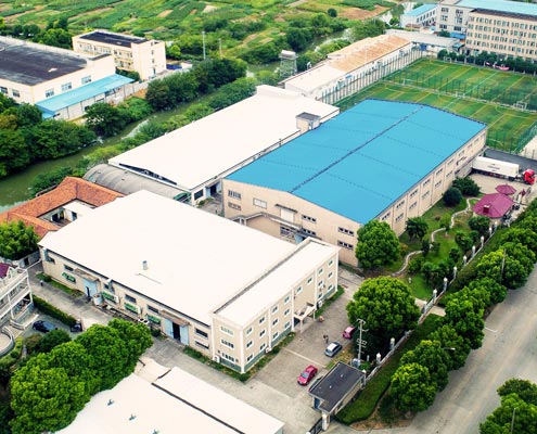 Aerial view of the Chinese Müller Kerzen site.