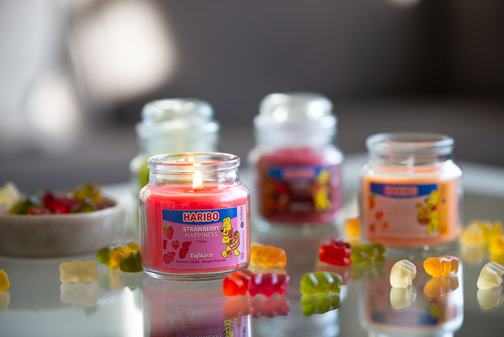 HARIBO scented candle collection
